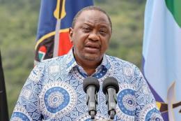 File image of former President Uhuru Kenyatta.